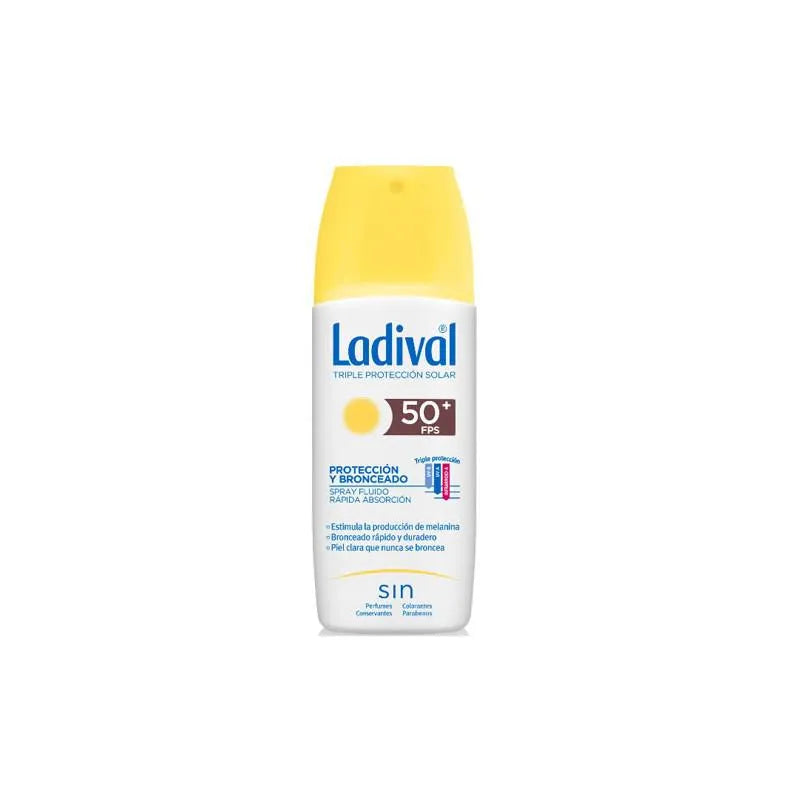 Ladival Protección y Bronceado Spray Spf50 150ml