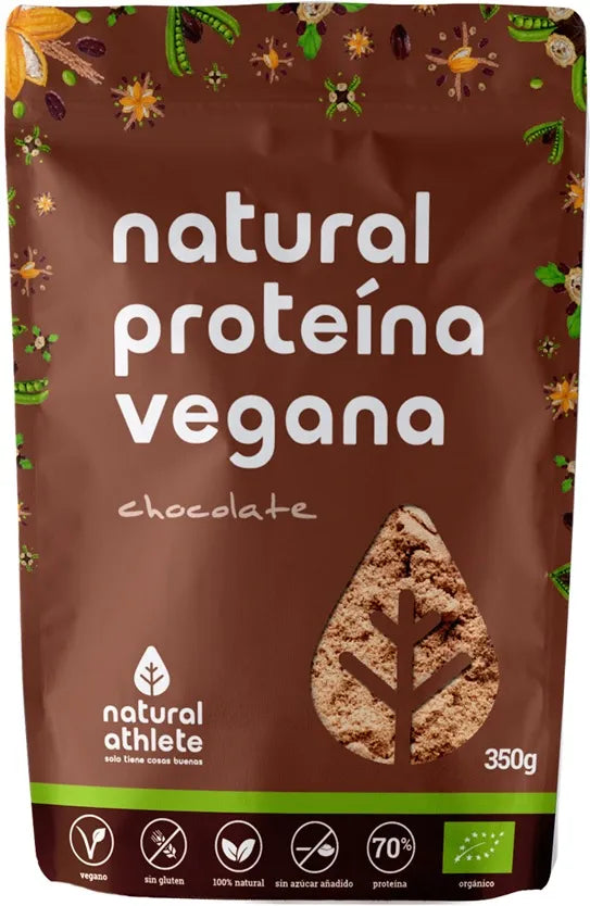 Natural Athlete Proteina Vegana Chocolate Bio 350g