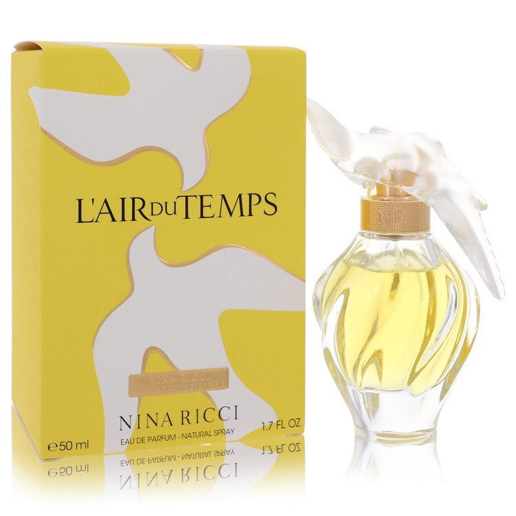 L'air Du Temps Eau De Parfum Spray with Bird Cap By Nina Ricci - Size: 50 ml Eau De Parfum Spray with Bird Cap