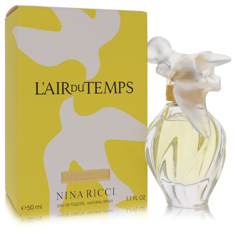 L'air Du Temps Eau De Toilette Spray With Bird Cap By Nina Ricci - Size: 50 ml Eau De Toilette Spray With Bird Cap