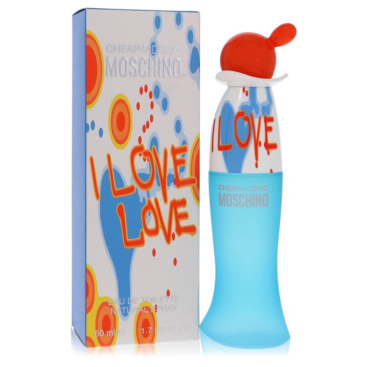 I Love Love Eau De Toilette Spray By Moschino - Size: 50 ml Eau De Toilette Spray