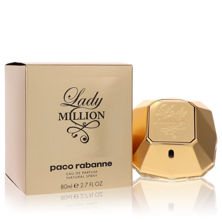 Lady Million Eau De Parfum Spray By Paco Rabanne - Size: 80 ml Eau De Parfum Spray