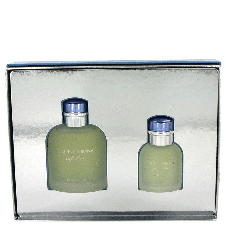 Hellblaues Geschenkset von Dolce & Gabbana – Größe: 125 ml Eau de Toilette Spray + 38 ml Eau de Toilette Spray