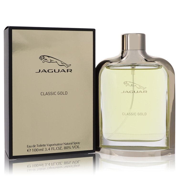 Jaguar Classic Gold Eau De Toilette Spray By Jaguar - Size: 100 ml Eau De Toilette Spray