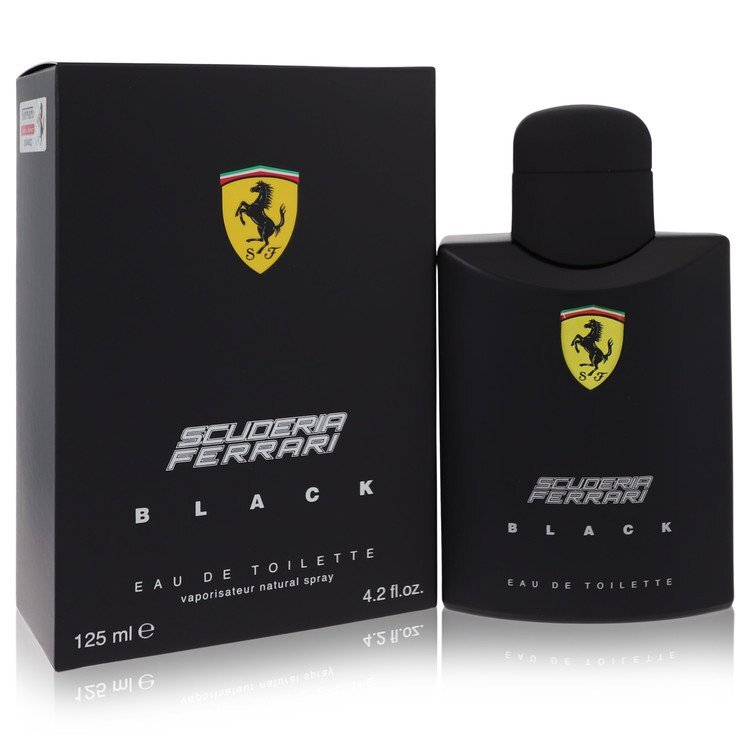 Ferrari Scuderia Black Eau De Toilette Spray By Ferrari - Size: 125 ml Eau De Toilette Spray