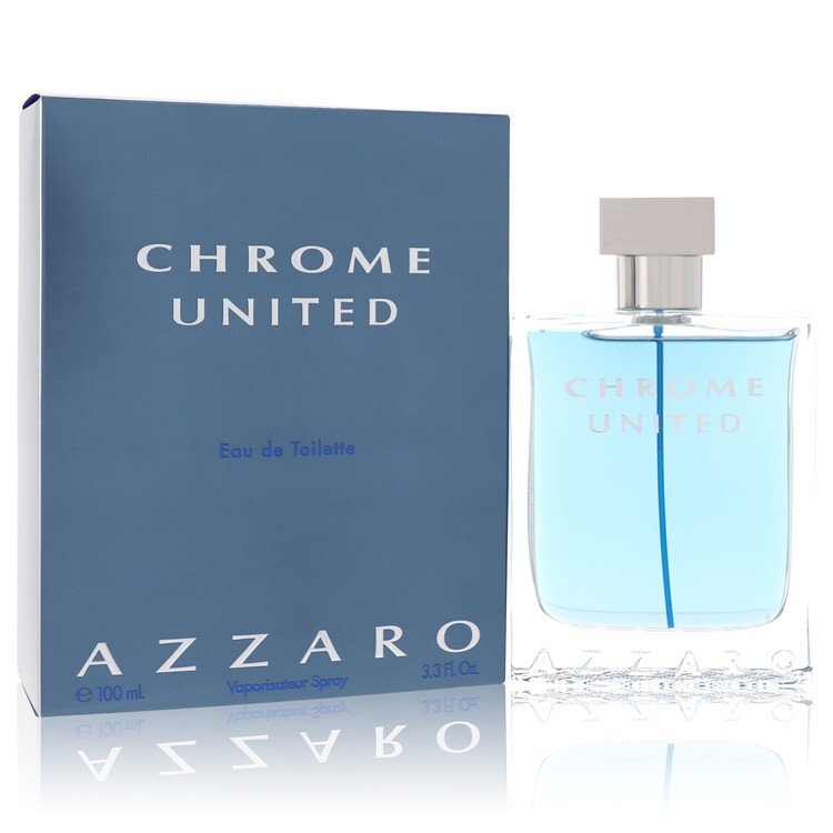 Chrome United Eau De Toilette Spray By Azzaro - Size: 100 ml Eau De Toilette Spray