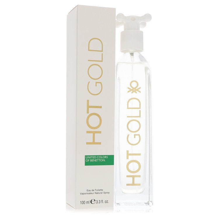 Hot Gold Eau De Toilette Spray By Benetton - Size: 100 ml Eau De Toilette Spray