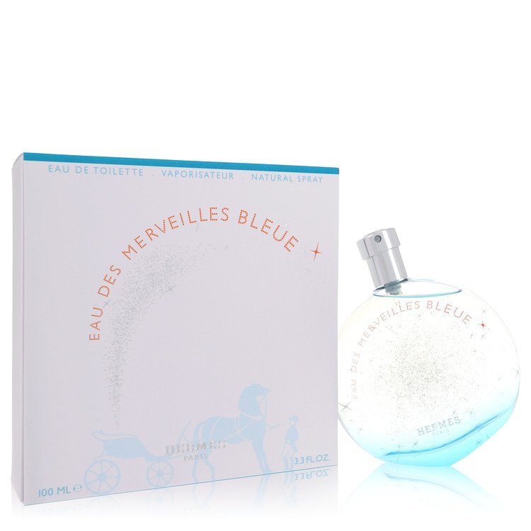 Eau Des Merveilles Bleue Eau De Toilette Spray By Hermes - Size: 100 ml Eau De Toilette Spray