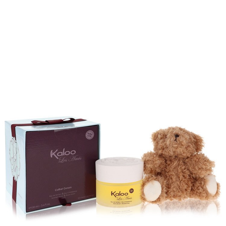 Kaloo Les Amis Eau De Senteur Spray / Room Fragrance Spray (Alcohol Free) + Free Fluffy Bear By Kaloo - Size: 100 ml Eau De Senteur Spray / Room Fragrance Spray