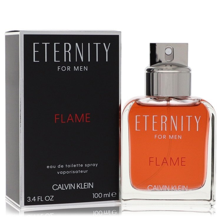 Eternity Flame Eau De Toilette Spray By Calvin Klein - Size: 100 ml Eau De Toilette Spray