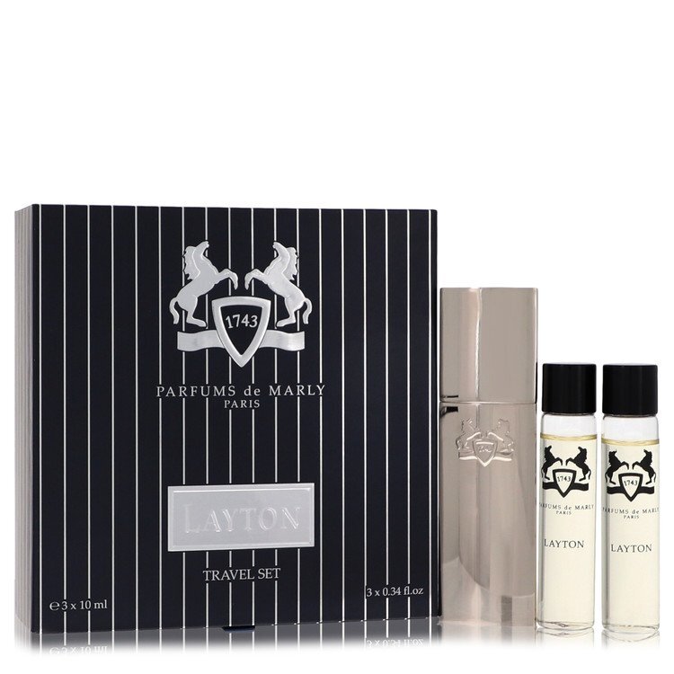 Layton Royal Essence Three Eau De Parfum Sprays Travel Set By Parfums De Marly - Size: 3 x 10 ml Three Eau De Parfum Sprays Travel Set
