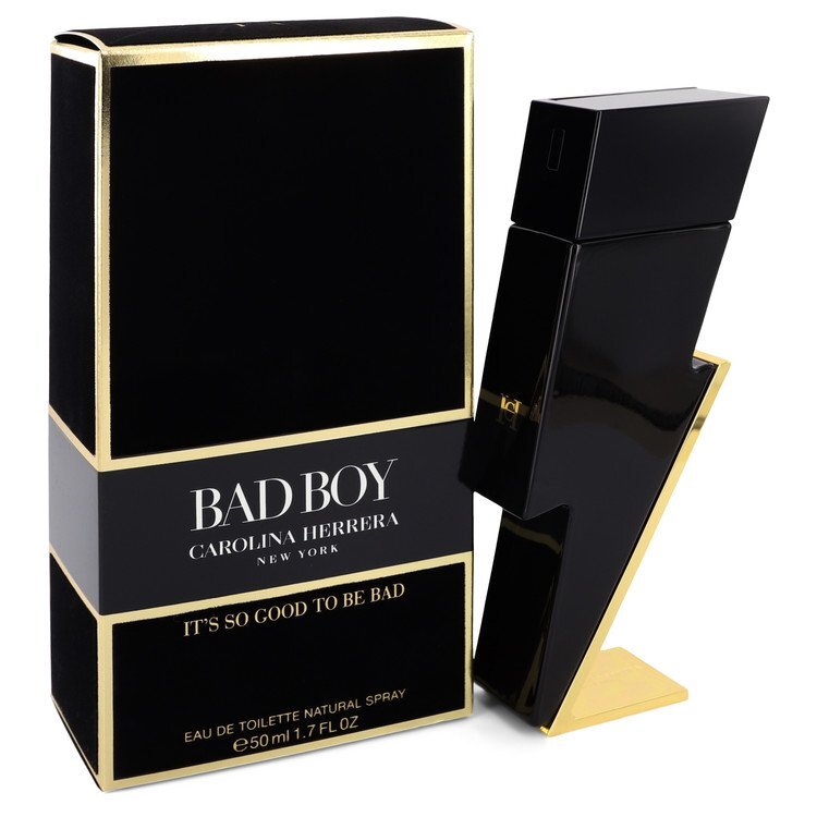 Bad Boy Eau De Toilette Spray By Carolina Herrera - Size: 50 ml Eau De Toilette Spray
