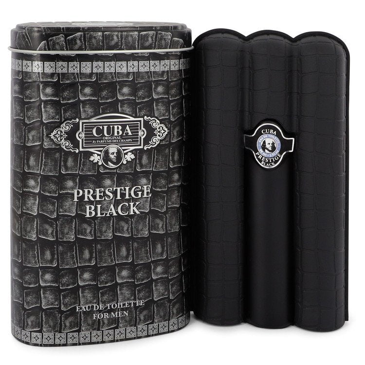 Cuba Prestige Black Eau De Toilette Spray By Fragluxe - Size: 90 ml Eau De Toilette Spray