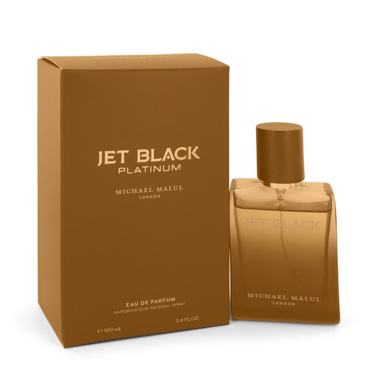 Jet Black Platinum Eau De Parfum Spray By Michael Malul - Size: 100 ml Eau De Parfum Spray