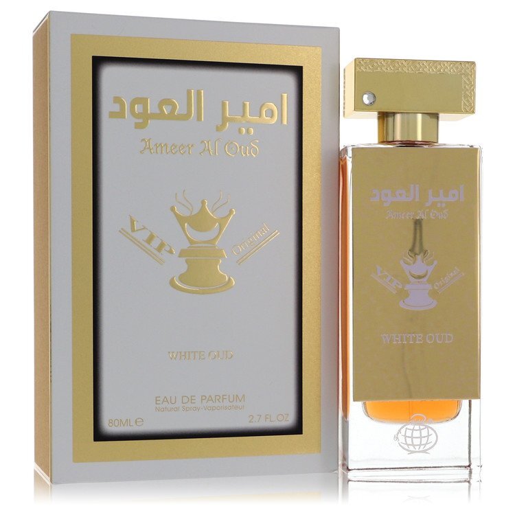 Ameer Al Oud Vip Original White Oud Eau De Parfum Spray (Unisex) By Fragrance World - Size: 80 ml Eau De Parfum Spray