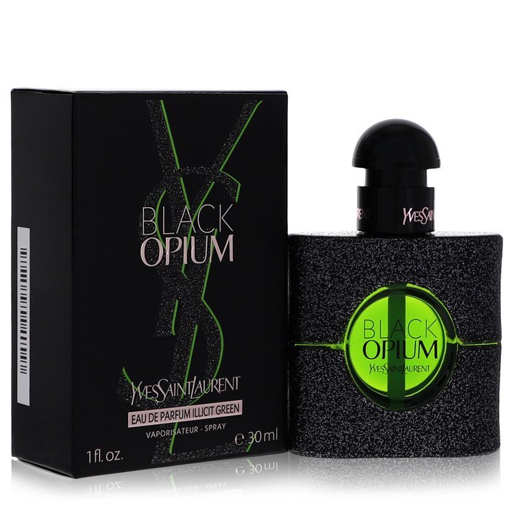 Black Opium Illicit Green Eau De Parfum Spray By Yves Saint Laurent - Size: 30 ml Eau De Parfum Spray