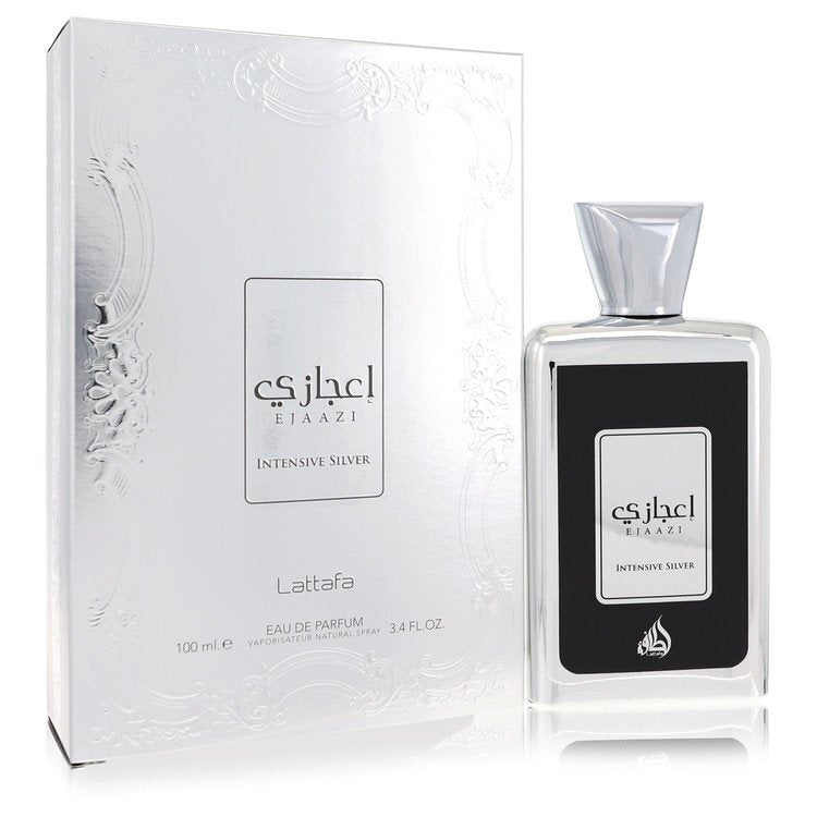 Lattafa Ejaazi Intensive Silver Eau De Parfum Spray (Unisex) By Lattafa - Size: 100 ml Eau De Parfum Spray