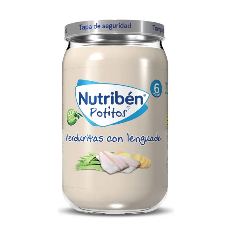 Nutribén Jar Vegetables with Sole 235 g