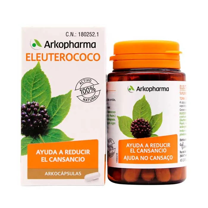 Arkopharma Arkocápsulas Eleutherococcus 45 Capsules