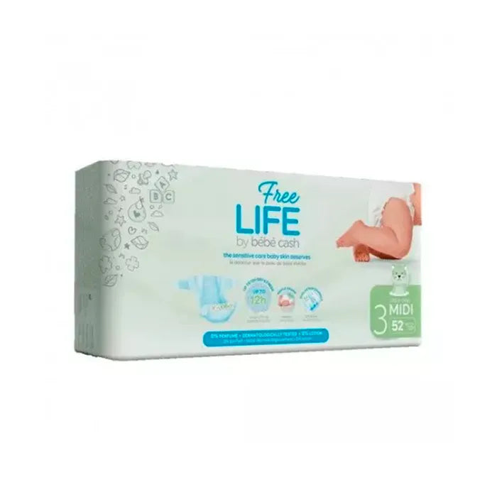 Freelife Baby Cash Nappy 3 4-9Kg 52U