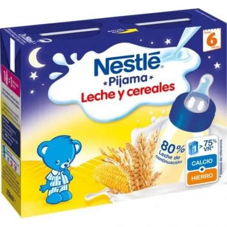 Nestle Nestlé Milk Porridge With 8 Cereals 2 X 250ml