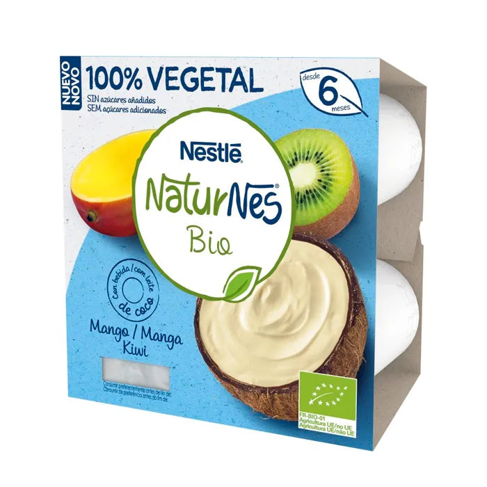 Naturnes Bio Vegan Apple Pineapple Portion 4x90g