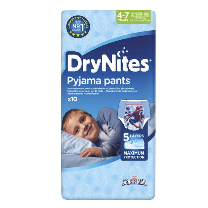 Drynites Pyjama Pants 4-7 Years 10 Units