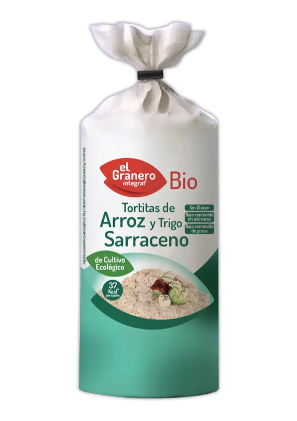 Granero Tortitas De Trigo Sarraceno y Arroz Bio 115g