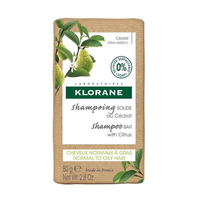 Klorane Solid Shampoo with Citronella 80 g