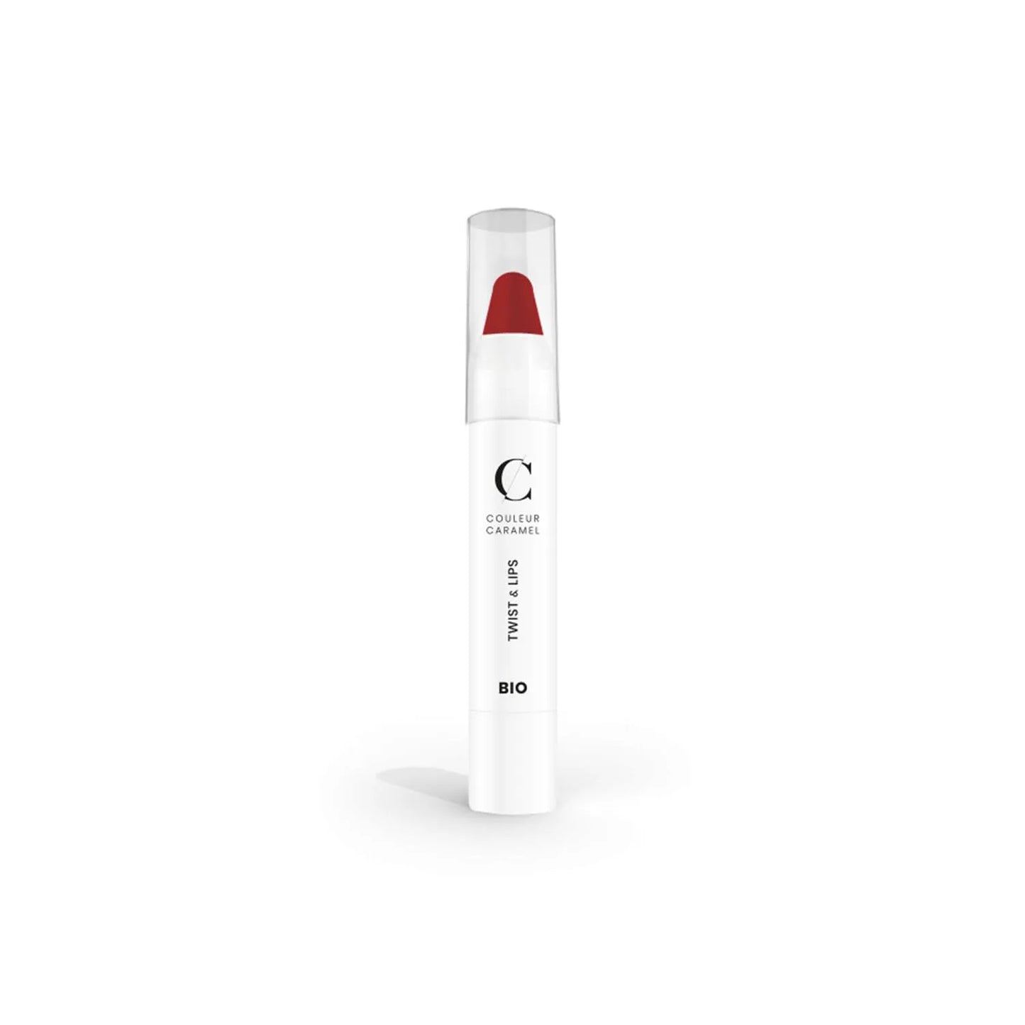 Couleur Caramel Twist y Lips Barra De Labios 407 Glossy Red 1un