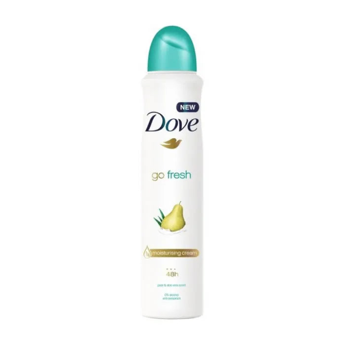 Dove Go Fresh Pear And Aloe Vera Deodorant Antiperspirant 48h Spray 250ml