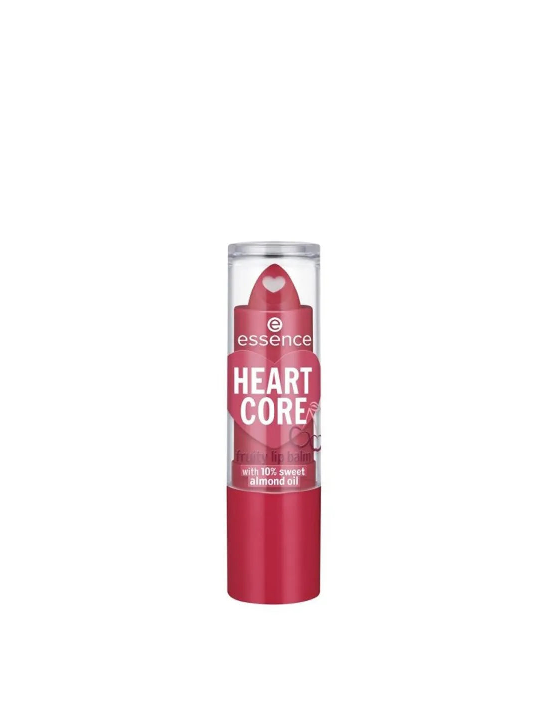 Essence Cosmetics Heart Core Fruity Bálsamo Labial 01-Crazy Cherry 3g