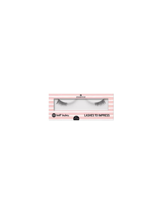 Essence Cosmetics Lashes to Impress Pestañas Artificiales 03-Half Lashes 1 U