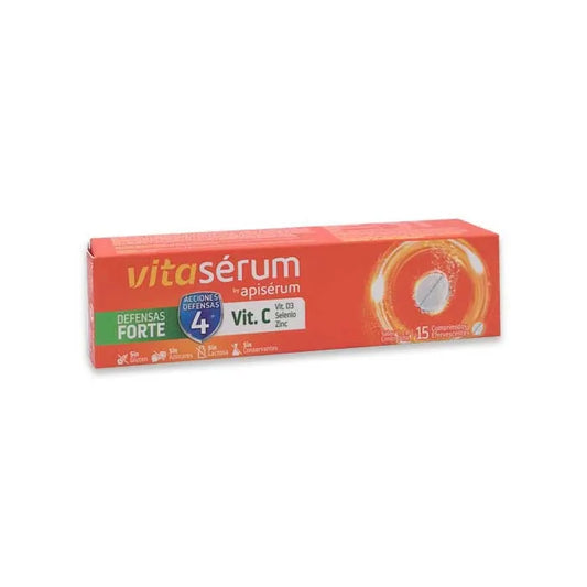  Vitaserum By Apiserum Defensas Forte Vit C 15 Tablets