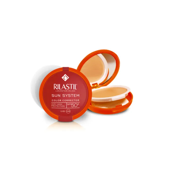 Rilastil Sun System Uniform Compact Cream Spf50+ Shade 02 Dore 10g