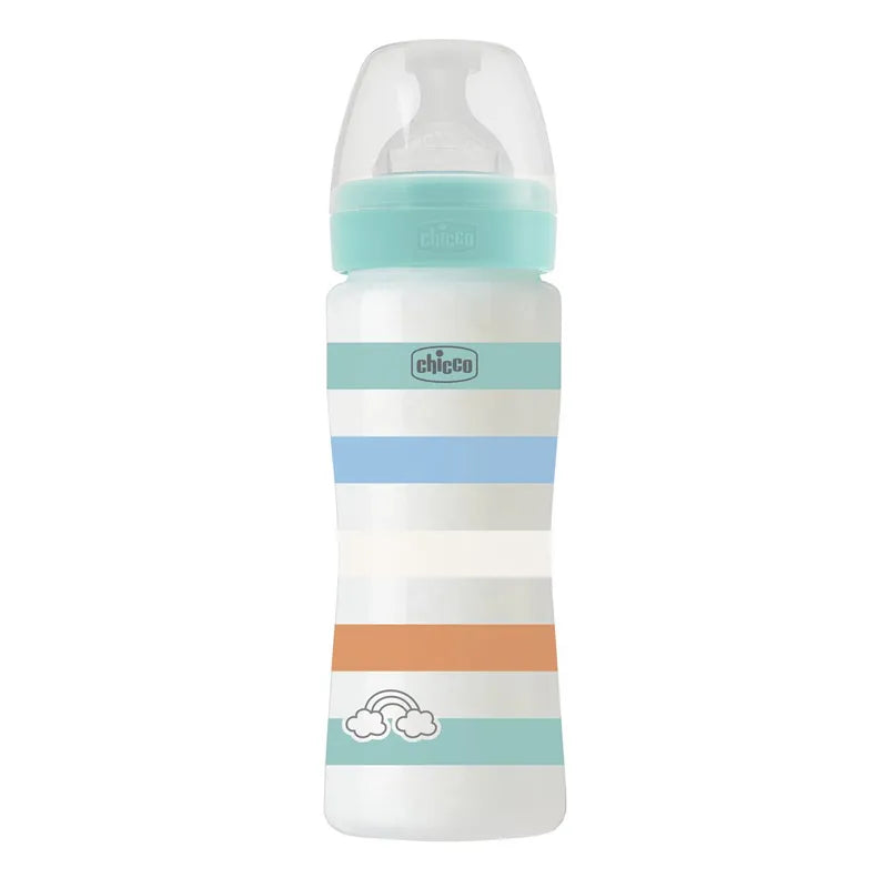 Chicco Well-Being Silicone Baby Bottle 4M+ 330ml