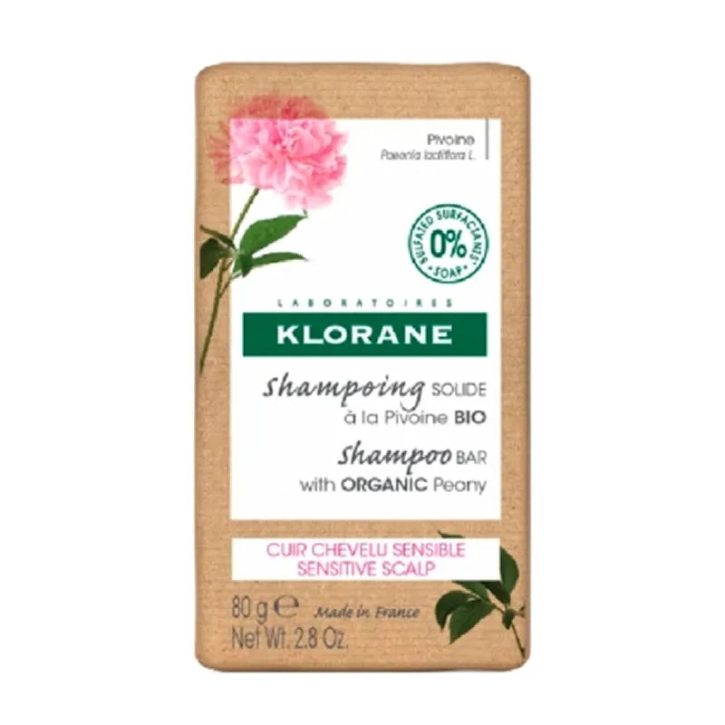Klorane Solid Shampoo with Organic Peony 80 g