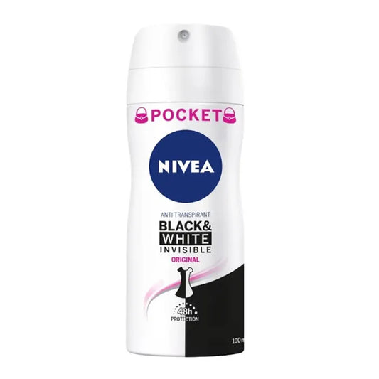 Nivea Black & White Invisible Original Deodorant Spray 100ml