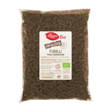 Granero Fusilli De Trigo Sarraceno Bio Sgluten 500 Gramos
