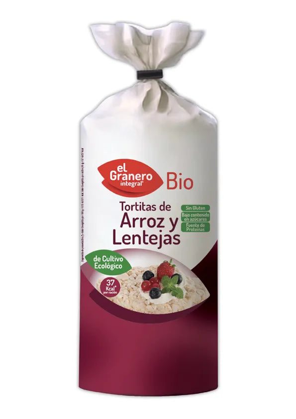 Granero Tortitas De Arroz y Lentejas Bio 115g