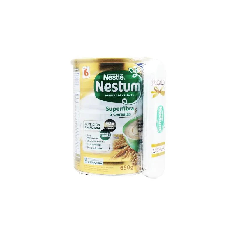 Nestle Nestlé Nestum Superfibra 5 Cereales 650g Regalo Cuchara