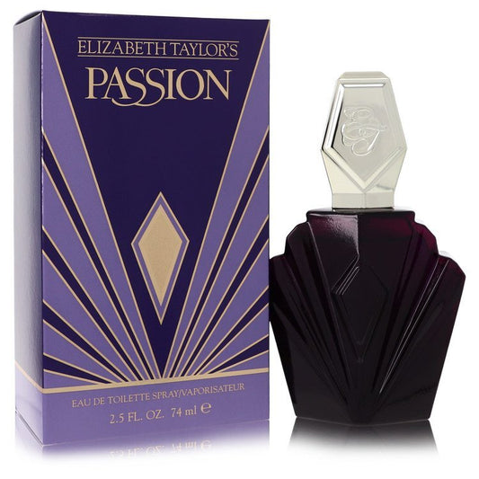 Passion Eau De Toilette Spray By Elizabeth Taylor - Size: 75 ml Eau De Toilette Spray