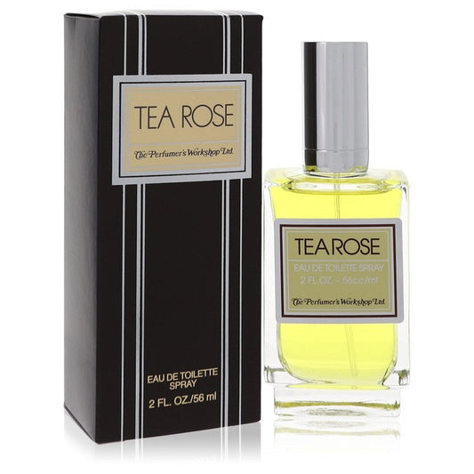 Tea Rose Eau De Toilette Spray By Perfumers Workshop - Size: 60 ml Eau De Toilette Spray