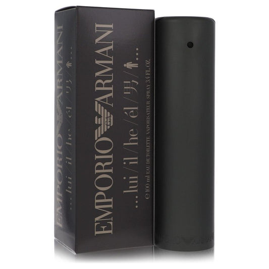 Emporio Armani Eau De Toilette Spray By Giorgio Armani - Size: 100 ml Eau De Toilette Spray