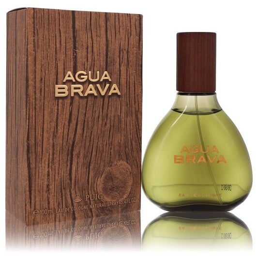 Agua Brava Eau De Cologne Spray By Antonio Puig - Size: 100 ml Eau De Cologne Spray