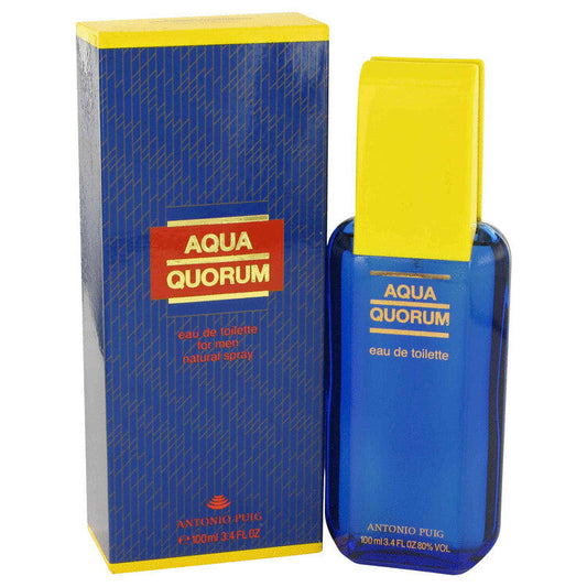 Aqua Quorum Eau De Toilette Spray By Antonio Puig - Size: 100 ml Eau De Toilette Spray