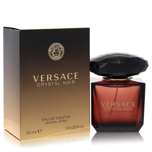 Crystal Noir Eau De Toilette Spray By Versace - Size: 30 ml Eau De Toilette Spray