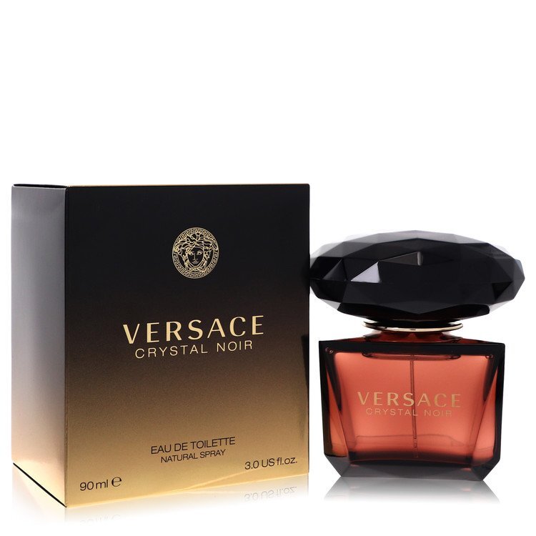 Crystal Noir Eau De Toilette Spray By Versace - Size: 90 ml Eau De Toilette Spray