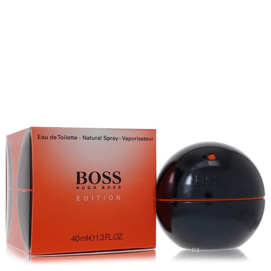 Boss In Motion Black Eau De Toilette Spray By Hugo Boss - Size: 38 ml Eau De Toilette Spray