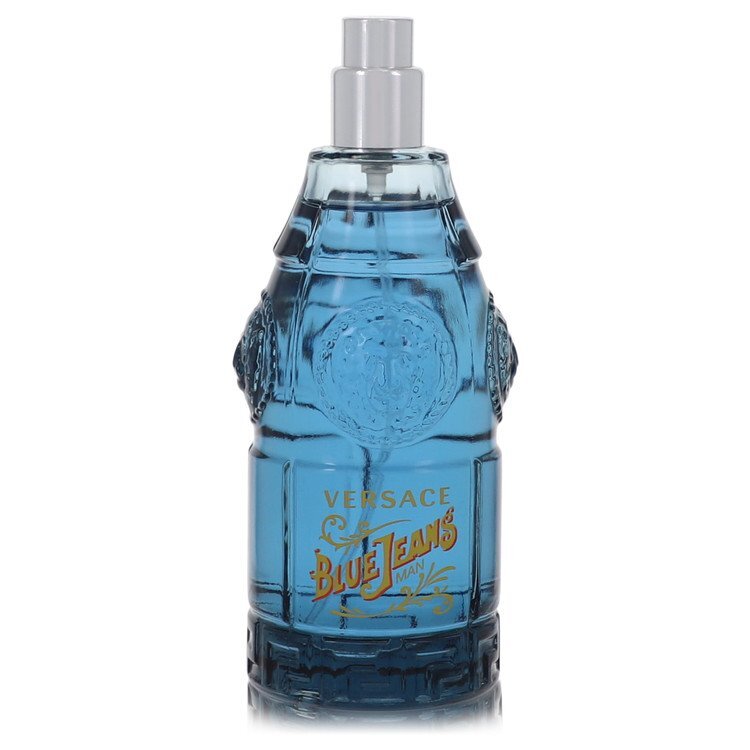 Blue Jeans Eau De Toilette Spray (Tester New Packaging) By Versace - Size: 75 ml Eau De Toilette Spray